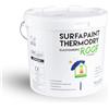 Nanocubo SURFAPAINT THERMODRY 10L Guaina Liquida Termoriflettente Elastomerica per Superfici Piane o Inclinate, Anti Surriscaldamento, Impermeabile, Riduce Consumi, NANOTECNOLOGIA per l'Edilizia