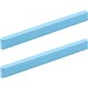 DSWZLQDXB 2 pezzi Maniglioni per Armadio Multicolore Pomelli per Camera dei bambini Testa tonda a T Maniglia per guardaroba Tiretti cassetto in alluminio Manopole Maniglie per tirare (Hole distance 320mm,Blue)