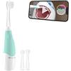 TrueLife SonicBrush Baby G - Spazzolino sonico per bambini dai 3 ai 6 anni, video educativo, 3 testine, timer, setole morbide, 30 adesivi per animali, illuminazione a LED, funzionamento a batteria,