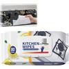 HADAVAKA Kitchen Cleaning Wipes, Multi Usage Wipe, Extra Strong& Cleans Powerful, Degreasing Household Hood Cleaning, Cleans Countertops Stovetops, Ovens
