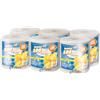 gef + medica Gef Medica - Bobina Multiuso 100 Metri, 2 Veli Pura Cellulosa, Oltre 400 Strappi, Uso Professionale e Alimentare, Goffratura Paper Wall, Sfilamento dal Centro, Asciugatutto, Confezione da 6