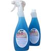 SINTESI SRL SANICLEAN nr.2 flaconi da ml.750 (nr.1 flacone con nebulizzatore + ricarica) detergente igienizzante a base di sali d'ammonio quaternario