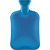 CityComfort Borsa Acqua Calda in Gomma Naturale Boule Acqua Calda Grande 1.8L Pacco da 1, 2 o 3 borse (Blu - 1 pezzo)