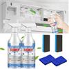 Caduola Detergente per condizionatore d'aria da 60 ml, detergente in schiuma per condizionatore d'aria, senza lavaggio, detergente multiuso in schiuma per condizionatore d'aria e ventilatore (2 pezzi)