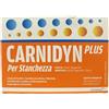 CARNIDYN PLUS, Integratore Alimentare, 20 bustine da 5 g, Gusto Arancia, In Casi di Stanchezza Mentale e Fisica, Destinato ai Soli Adulti