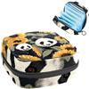 RODAILYCAY Borsa per assorbenti con cerniera, morbida borsa per assorbenti mestruali, panda in sacchetto di girasole per assorbenti igienici, borsa porta tamponi