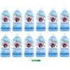 Beni Culinari 12 x Chanteclair I Concentrati - Ammorbidente concentrato, profumo di sale marino e fiore di loto, per vestiti morbidi e profumati - 57 lavaggi 1140 ml + portachiavi Beni Culinari
