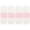 FRCOLOR Mutandine Ciclo Mestruale Donna 4 Pezzi in Cotone Riutilizzabili Salvaslip Morbide Traspiranti per Post Parto e Perdite Leggere