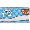 FOXY TOVAGLIOLI MONOVELO 33X33 TUTTIDI' BIANCHI 160PZ. - CARTONE CONTENENTE 20 CONF. DA 160PZ. (TOTALE 3.200 TOVAGLIOLI)
