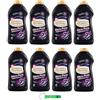 Beni Culinari 8 X Spuma Di Sciampagna Detersivo Nero Puro - Detersivo liquido con formula concentrata ideale per capi neri scuri 16 lavaggi 800 ml + portachiavi Beni Culinari
