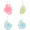 Didiseaon Set Di 4 Spugne Da Doccia Da Bagno E Da Bagno in Rete Per Sapone E Gel Spugne Naturali Per Esfoliazione Della Pelle Stili multipli