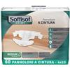 Soffisof Air Dry Pannoloni con Cintura Super M - 60x Pannoloni per Anziani - 4 Confezioni da 15 Pezzi, Assorbenza fino a 8 Gocce - Ausili Incontinenza Uomo e Donna