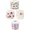 GANAZONO 4 Di Carta Igienica Natalizia Carta Igienica Sfusa Per Fazzoletti Bagno Lunghezza Interna Decorazioni Natalizie Originale Stampata