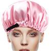 Generico Cuffietta in raso da donna, cuffia per capelli dormienti - Cuffie da donna in raso per dormire | Copricapo per capelli per dormire, design con fibbia regolabile, per casa, viaggio notturno, per moglie