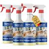 Abacus 4 x 750 ml detergente per la pulizia al limone (7713.4) - TS-61 Lemon Sgrassatore Sgrassatore detergente per la cucina