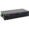 EXSYS HUB USB 3.2 a 7 porte Gen1 incl. cavo USB incl. cavo USB, kit guida DIN, VIAVL811 (EX-11227HMVS)