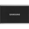 Samsung Portable SSD T7 MU-PC1T0T - Disco a stato solido - crittografato - 1 TB - esterno (portatile) - USB 3.2 Gen 2 (connettore USB-C)