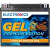Electronicx Batteria GEL YTX20-BS 20Ah 12V 270A ▶ Batteria per Moto Scooter Motocicletta - senza manutenzione precaricata lunga durata