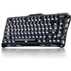GravaStar Mercury K1: tastiera meccanica con telaio in alluminio, layout QWERTY US da gioco wireless al 75%, tasti in PBT, batteria da 8000 mAh
