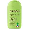 Bilboa, Sapore di Aloe, Latte Solare SPF 30, con Profumo di Aloe Vera, Ideale per Pelli Sensibili, Texture Fresca e Leggera, Resistente all'Acqua, 200 ml