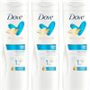 Dove Body Love Lozione Corpo Idratante Light Care, Per Tutti i Tipi di Pelle, 48H di Idratazione, Pelle Morbida e Vellutata, Con Ceramide Restoring Serum, 3x 400 ml