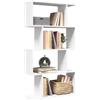 KTHLBRH Divisorio geometrico Libreria in legno con scomparti sfalsati come divisorio per stanza scaffale per soggiorno e ufficio