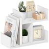 Furinno HERMITE Organizzatori e Accessori da Scrivania, Organizzazione da Ufficio, Mensola Libreria, Accessori da Scrivania per Ufficio, Bianco