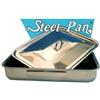 steel pan Coperchio RETT.RE BOMBATO Inox CM.35X26