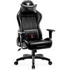 DIABLO Sedia Gaming Ergonomica X-One 2.0 | Poltrona Gaming con Braccioli Regolabili, Supporto Lombare, Funzione di Inclinazione | Sedia Gamer 160 kg, Gaming Chair, Sedia da Ufficio | King (XL) | Nero