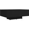vidaXL Tavolino da Salotto Nero 85x55x31 cm in Legno Multistrato
