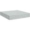 vidaXL Scaffale a Parete Grigio Cemento 23x23,5x3,8 cm in MDF