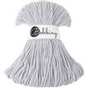 Bobbiny - Corda Oeko-Tex da 3 mm x 100 m, per macramè e Artigianato, Colore: Grigio Chiaro
