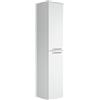 Badplaats B.V. Mobiletto del bagno Venus 160 cm Bianco - Mobiletto armadietto per il bagno armadio mobili Cabinet laterale