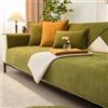 YWQJL Funny Fuzzy Sofa Cover Copridivano 3/4/2 Posti con Penisola,Copridivano Angolare con Penisola Antiscivolo Magnetico, Herringbone Chenille Fabric Furniture Protector Sofa Cover(B6,70x150cm)