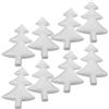 Artibetter 8 Pezzi Natale in Schiuma Forma per Decorazioni DIY Polistirolo da Dipingere con Aspetto Neve Realistico per Casa e Ufficio