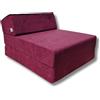 Natalia Spzoo Materasso futon pieghevole lunghezza 160 cm in diversi colori (violetto)