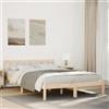 MOBCANT Letto Extra Lungo senza Materasso,Letto frame Letto matrimoniale Telaio del Letto Giroletto utilizzabile per Scuola Appartamento Camera da letto Dormitorio 160x220 cm in Legno di Pino