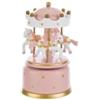 Generico Carillon Legno GIOSTRINA Rosa 7x13 cm BOMBONIERA (56607)