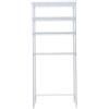 Domo Mea Scaffale Lavanderia Bianco 4 Ripiani 45x75x180 cm per Casa e Ufficio