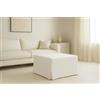 Ponti Divani - SOFIA - Pouf Letto singolo con Materasso in Poliuretano Espanso di Ottima Qualità - Rete Robusta Italiana - Tessuto