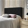 marcKonfort Testiera di Tessuto Oslo 160X100, Antracite, Gambe di Legno, Kit Montaggio Incluso
