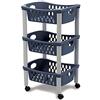 Stefanplast CARRELLO OTELLO A 3 PIANI BLU NAVY