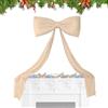 Hobngmuc Fioco Natalizio Gigante in Velluto 180cm - Nastro Festivo per Cima Della'Albero E Decorazione Parete | Decorazione Polivalente per Porte, Tendaggi E Feste
