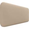 DHOME Testata Imbottita Liscia Arrotondata in Similpelle per Parete Acustica Testate Fonoassorbenti Testiera Letto Camera da Letto (Beige, 90cm)