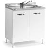 we point Mobile per Cucina sottolavello Bianco Due Ante Reversibile cm 80