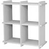 MA MAISON Bacheca in Legno a 4 Posti: Da Parete, 35x13x35 cm, Ideale per Organizzare con Stile Ogni Ambiente