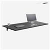 Produce Shop Tavolo a ribalta scrivania da Parete Pieghevole 140x80cm Jeremy XL - Nero