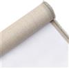 Fymlok Rotolo Tela per Dipingere Tela di Lino con Fondo Bianco, Tela Alta qualità for Pittura a Olio, acrilica, 3 m, Un Rotolo, Larghezza 28/48/58/68/88cm(48cm Width)
