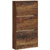 vidaXL Scarpiera Rovere Fumo 59x17x108 cm in Legno Multistrato