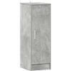vidaXL Scarpiera Grigio Cemento 32x35x92 cm in Truciolato